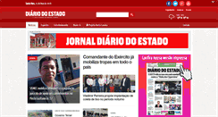 Desktop Screenshot of diariodoestadoms.com.br